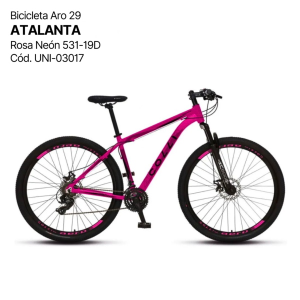 BICICLETA ARO 29 ATALANTA ALUMINIO