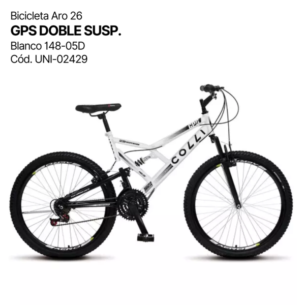 BICICLETA ARO 26 GPS DOBLE SUSP. - Image 5